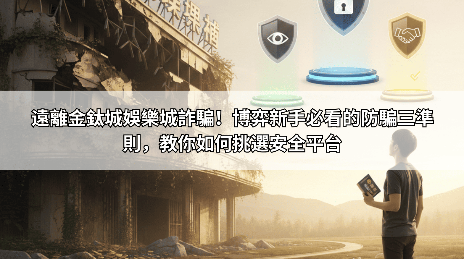 遠離金鈦城娛樂城詐騙！博弈新手必看的防騙三準則，教你如何挑選安全平台